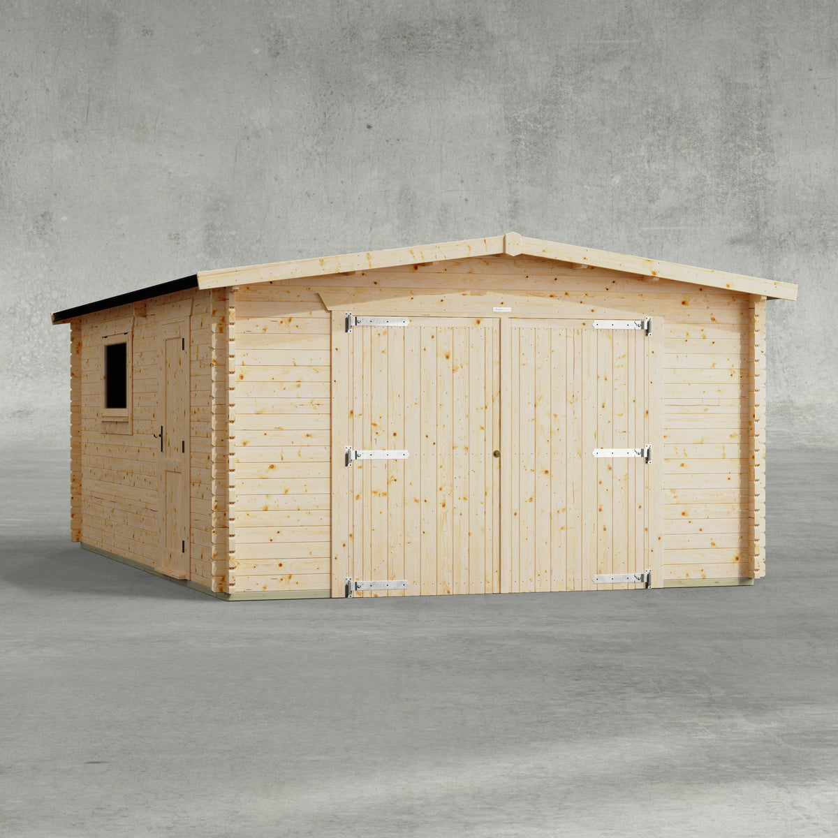 Power Sheds Power Apex Log Cabin Garage 20ft x 14ft