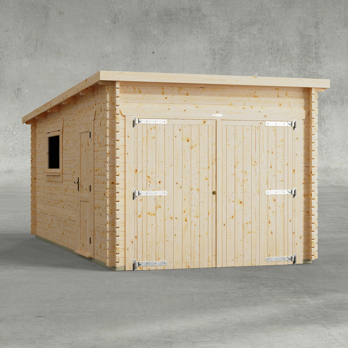 Power Sheds Power Pent Log Cabin Garage 10ft x 20ft