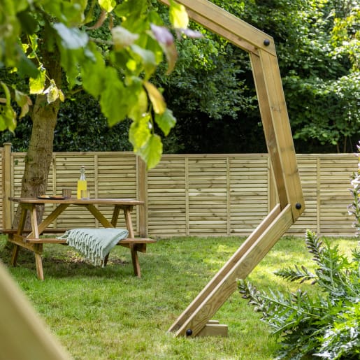Shire Hexagon Moon Gate arch – view 2