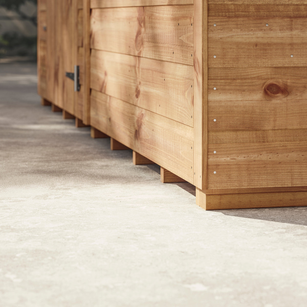 Power Sheds Power Pent Potting Shed Combi – exterior view