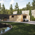 Power Sheds – Power Apex Log Cabin Garage