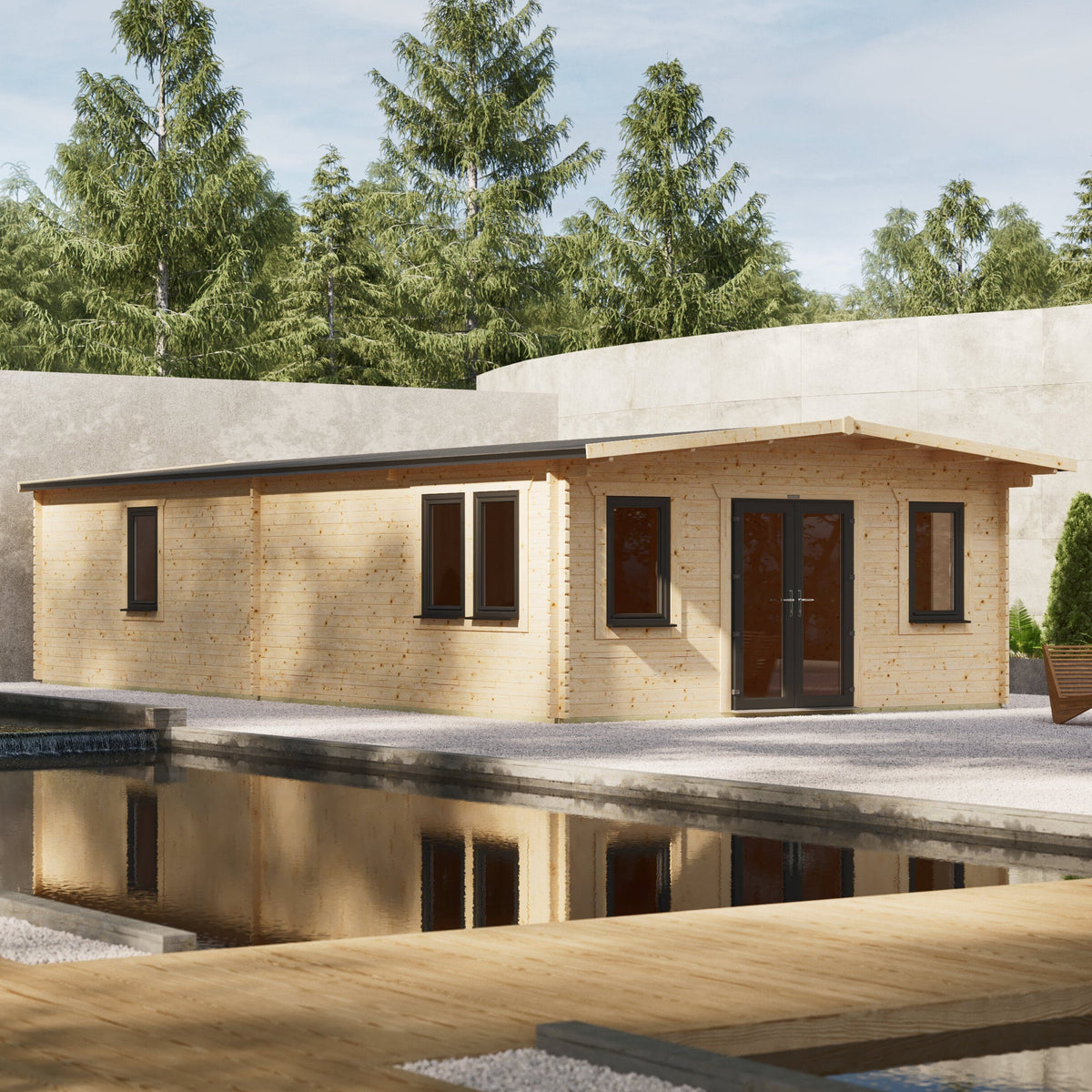 Power Sheds – Power Apex Manor Log Cabin