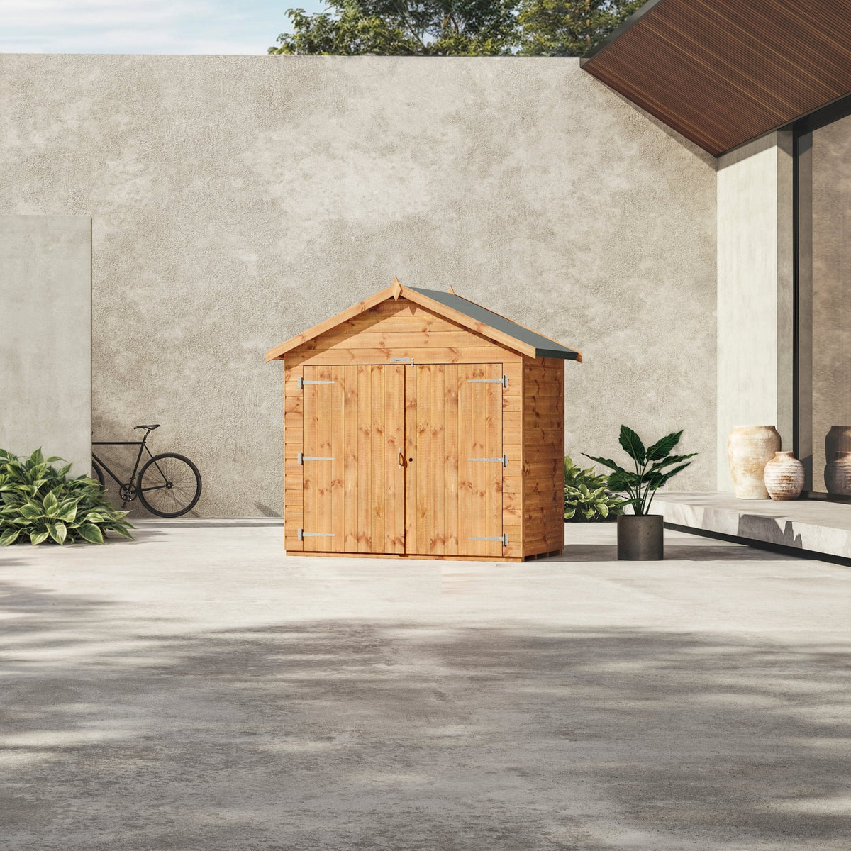 Power Apex Bike Shed