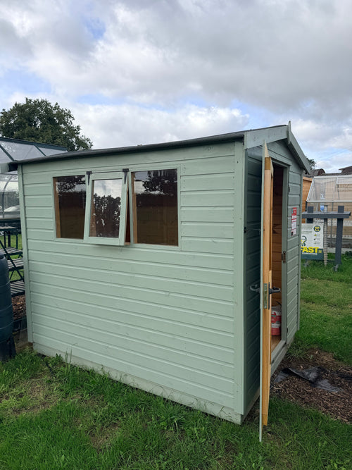 Apex Shed (Painted) 8x6 - ex display