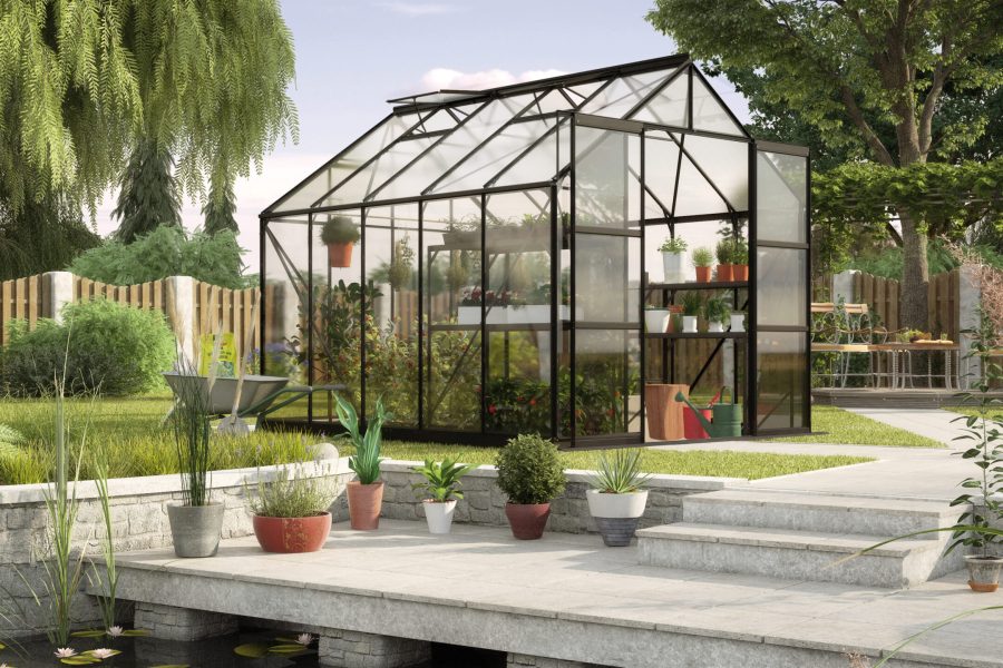 Vitavia Phoenix Greenhouse - Black
