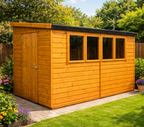 A1 Reversed Pent garden shed