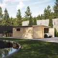 Power Sheds – Power Apex Log Cabin Double Garage