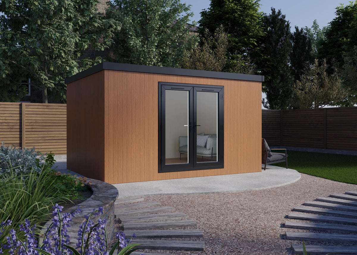Pent Haus 4.2m x 3.2m Cedar insulated garden room