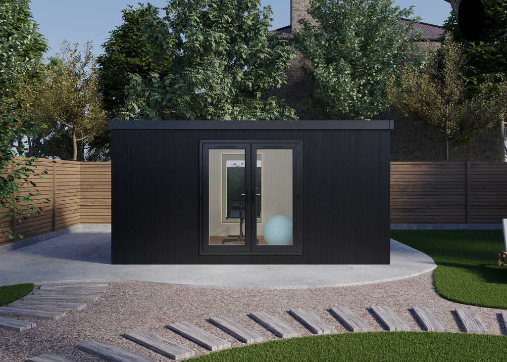 Pent Haus 4.8m x 3.2m Granite insulated garden room