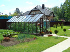 Elite Supreme Greenhouse – 20x10 brown finish with crestings and finials