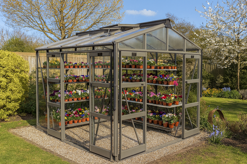 Elite Greenhouses Sanctuary 8 greenhouse