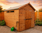 A1 Security Apex Shed – exterior view