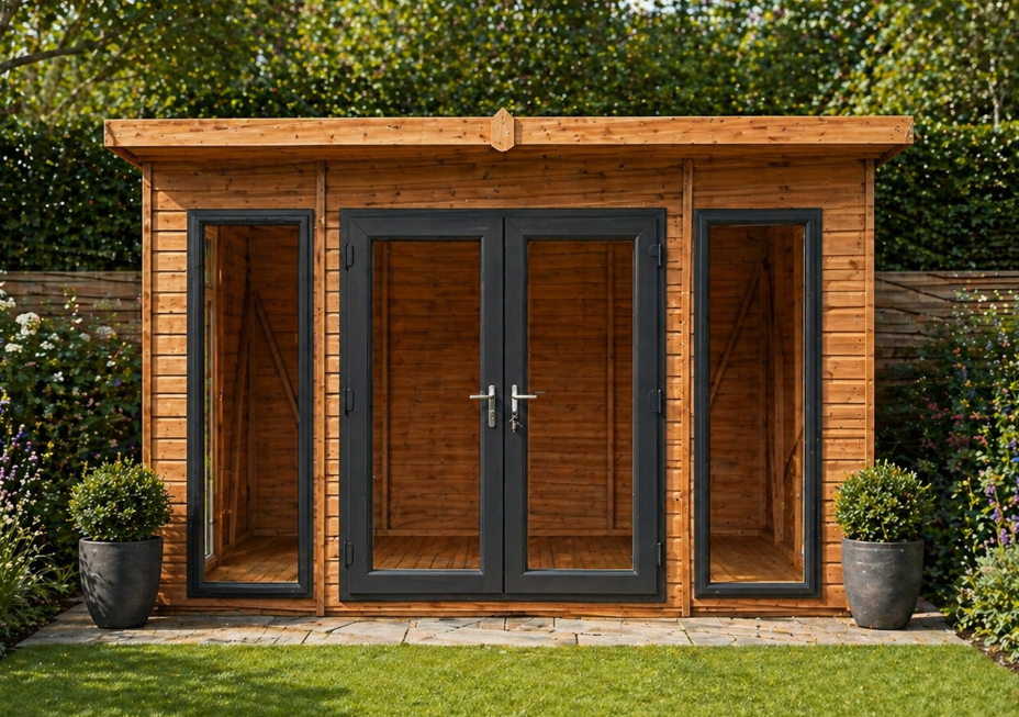 TGB Sovereign Cambridge UPVC Summerhouse – exterior view