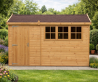TGB Sovereign Cumbria Robust Apex Shed – side view