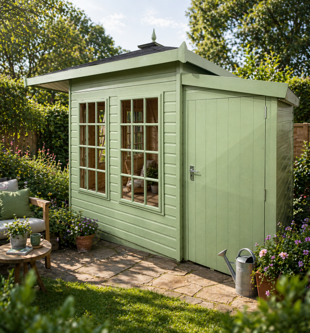 TGB Sovereign Edinburgh Georgian Hipped Summerhouse – side view