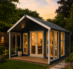 TGB Sovereign Glasgow Premium Summerhouse – veranda decking view