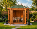 TGB Sovereign Hampshire Octagonal Summerhouse – exterior angle