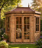 TGB Sovereign Hertfordshire Octagonal Summerhouse – exterior view