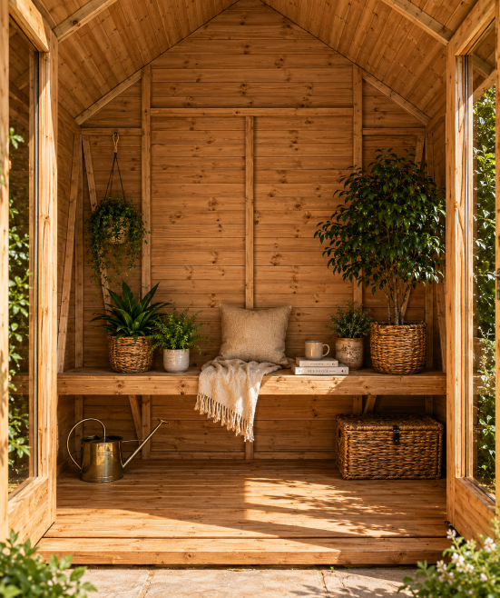 TGB Sovereign Norfolk Barn Summerhouse – interior view