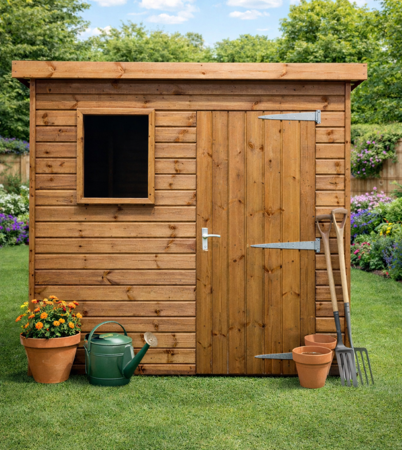 TGB Sovereign Nottingham Pent Shed – exterior view