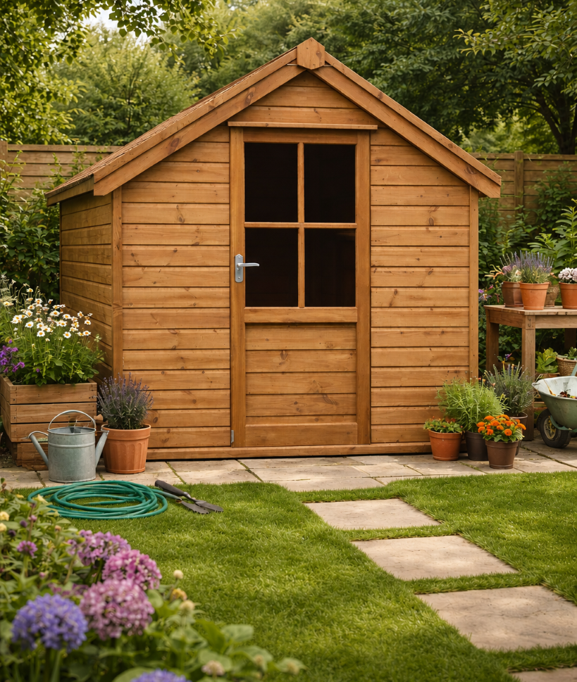 TGB Sovereign Surrey Premium Apex Shed – exterior view