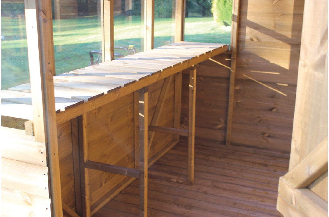 Shedlands Sunpent – integrated bench feature