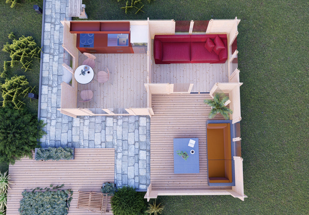 Shire Suzy 44mm Log Cabin – view 3