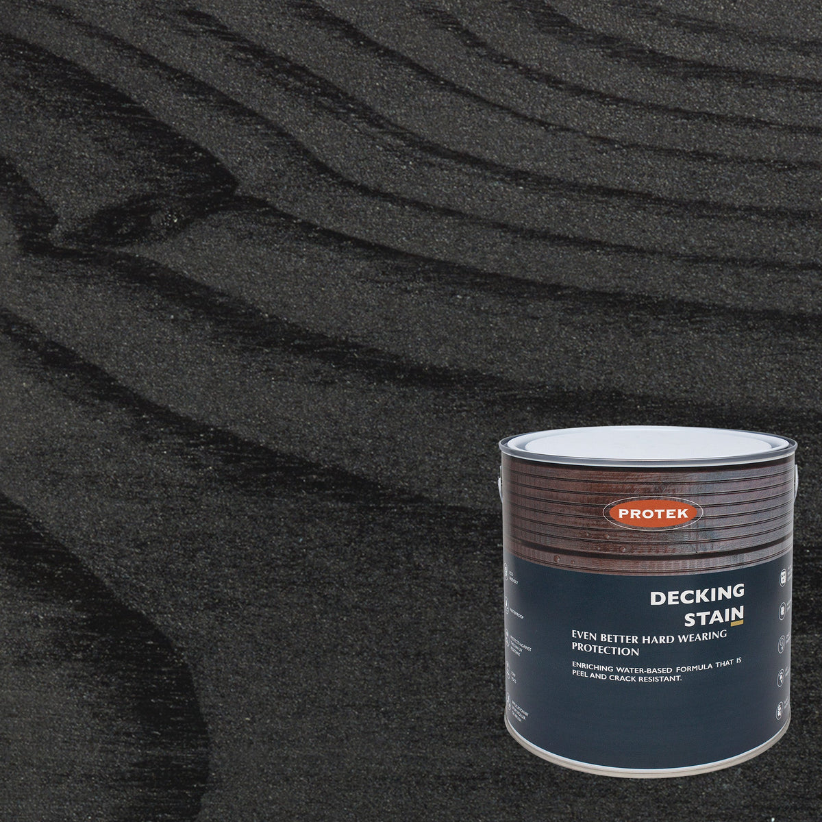 Protek Decking Stain - Black colour swatch