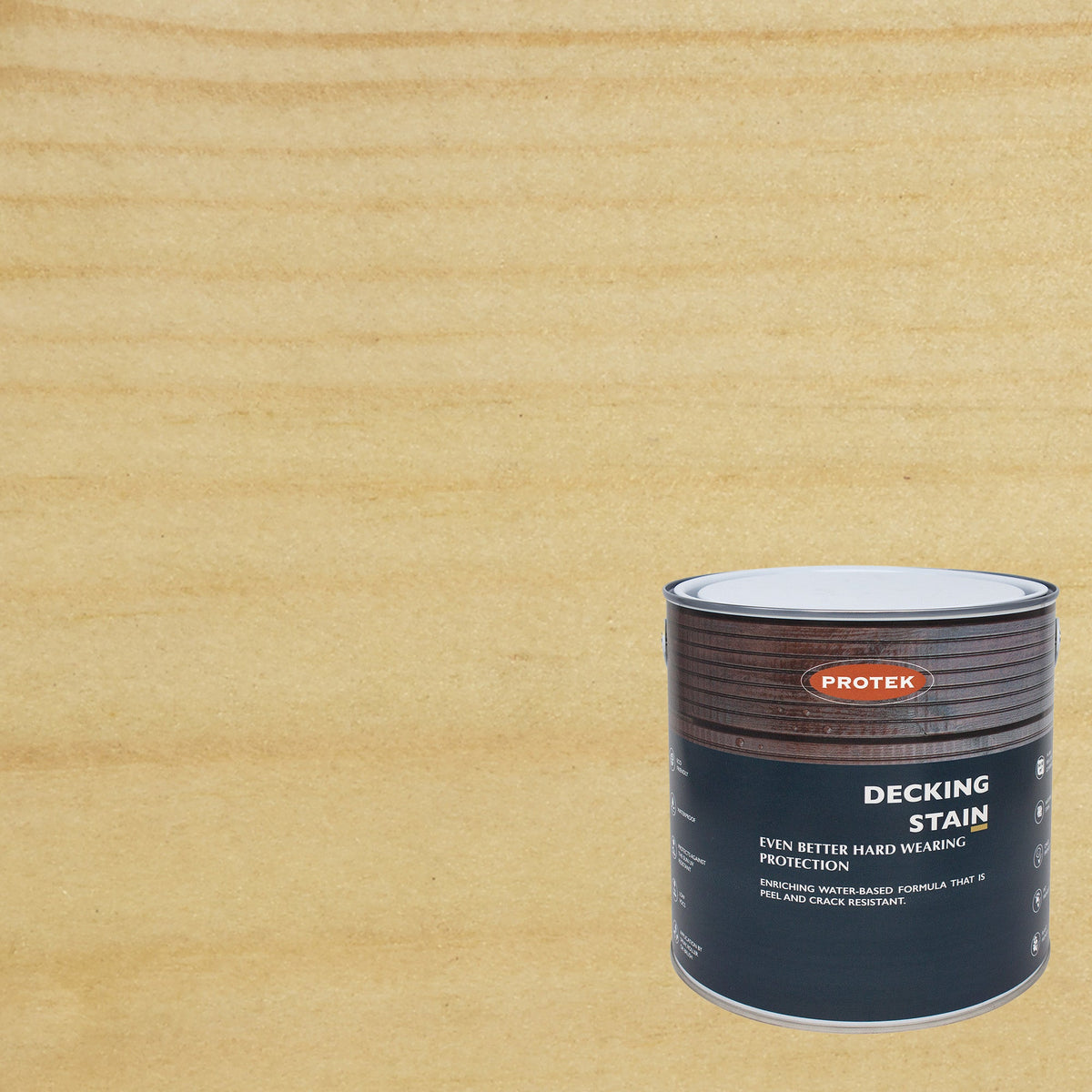 Protek Decking Stain - Clear colour swatch