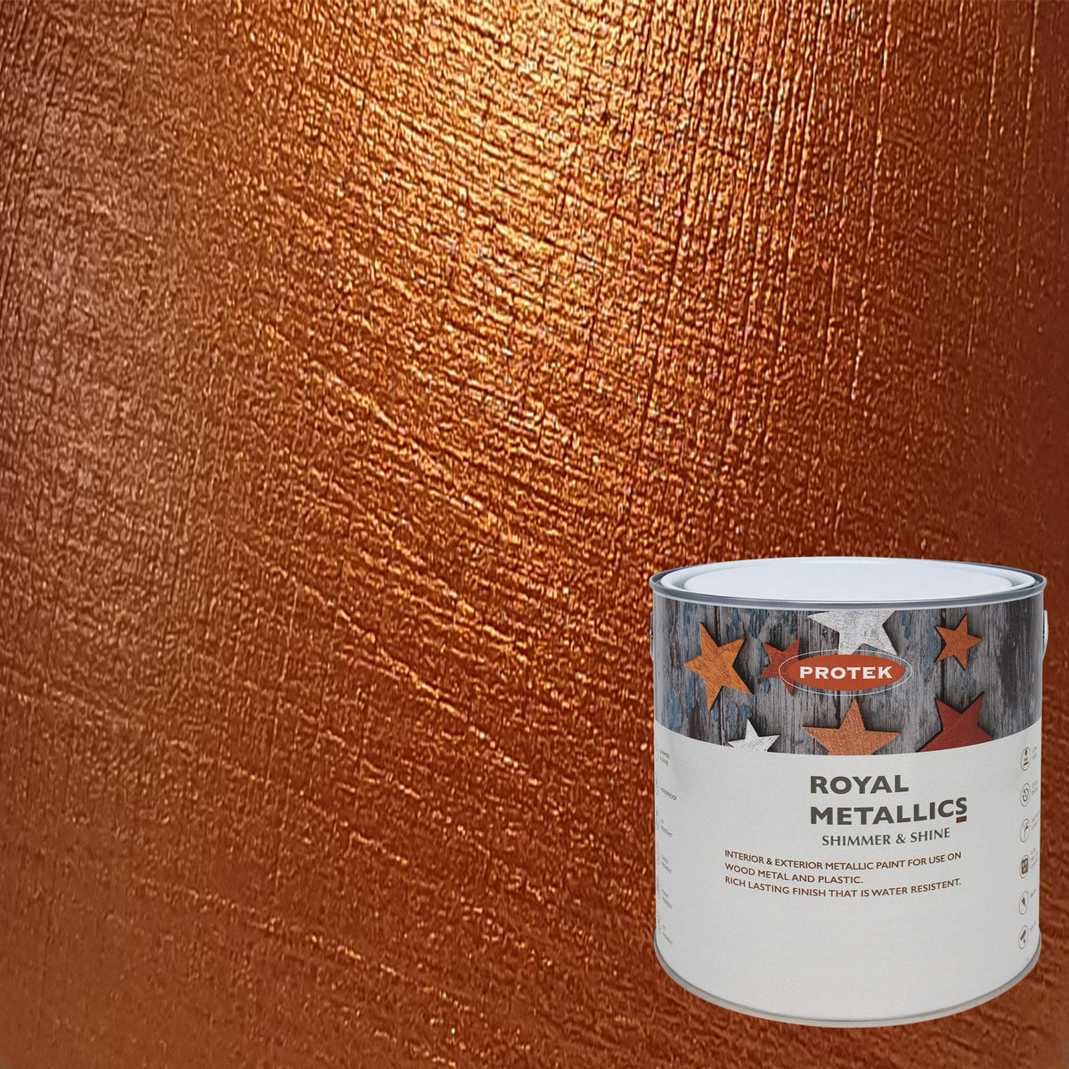 Protek Royal Metallics - Copper swatch