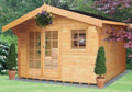 Shire Tunstall log cabin – exterior
