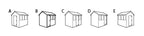 Shedlands Dalby Apex Shed – door position options diagram