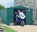 Asgard metal shed in a garden