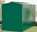 Asgard metal shed in a garden
