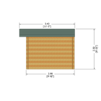 Shire Belham log cabin – render view 3