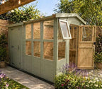 LOJ combi greenhouse shed