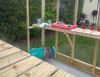 TGB Coppice Ashdown Apex Greenhouse – garden setting