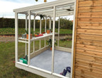TGB Coppice Gisburn Combi Greenhouse – detail view