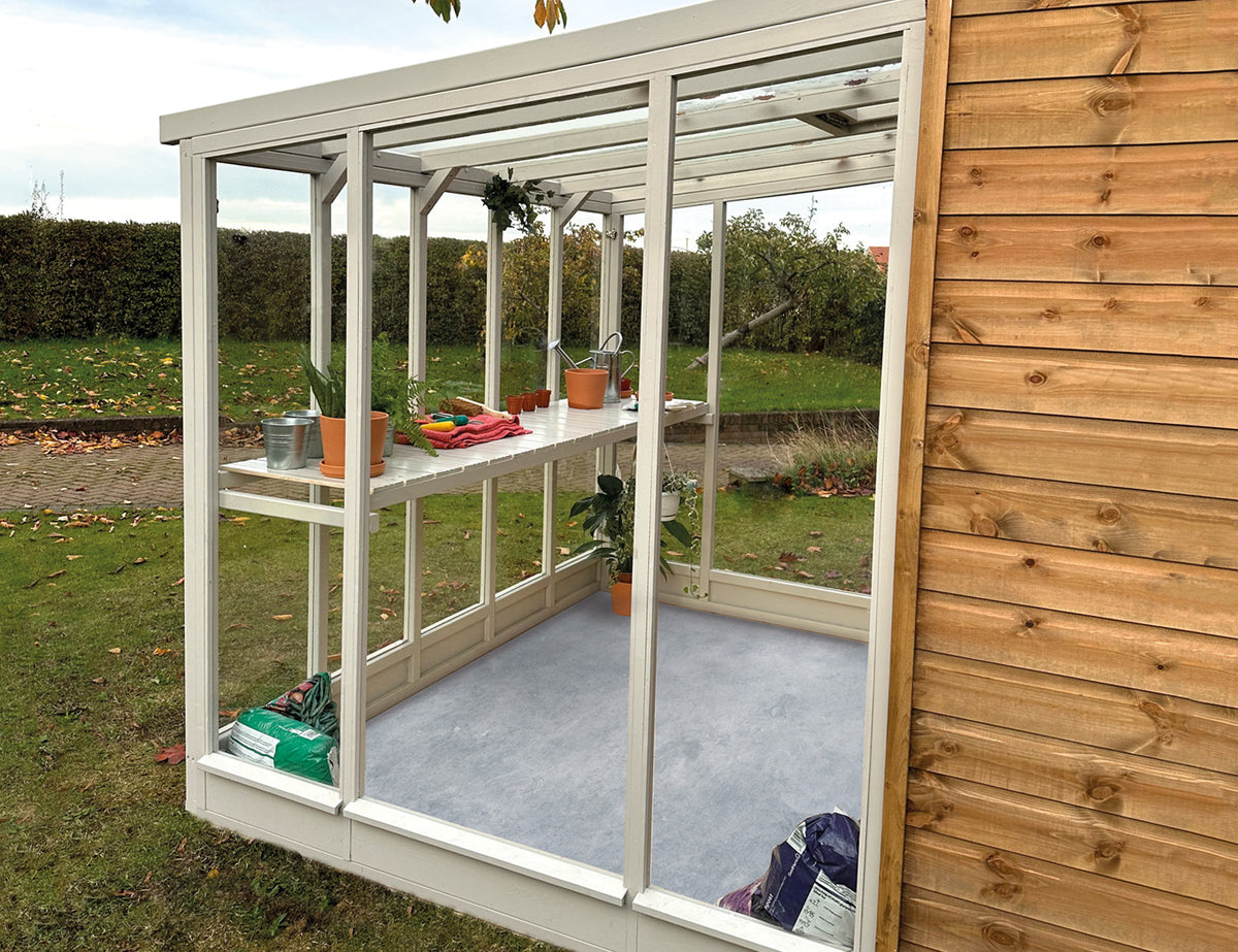 TGB Coppice Gisburn Combi Greenhouse – detail view