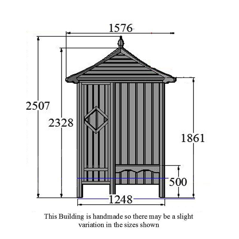 Shire 4x4 corner arbour – view 2