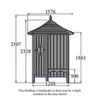 Shire 4x4 corner arbour – view 2