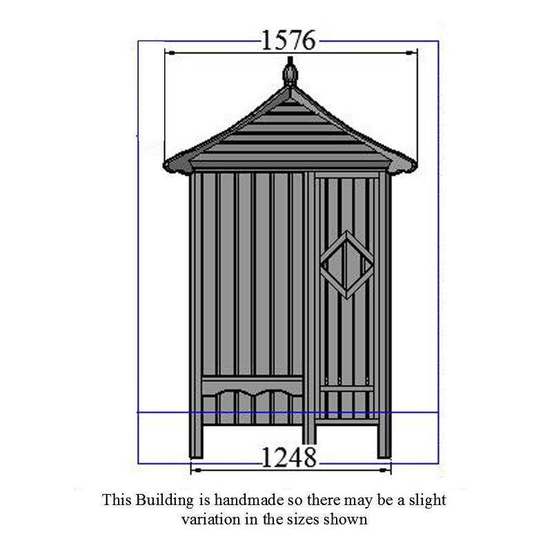 Shire 4x4 corner arbour – view 3