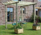 Shire Traditional square pergola – view 2