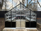 Elite Titan 1000 Greenhouse – 12x10 customer installation, aluminium finish