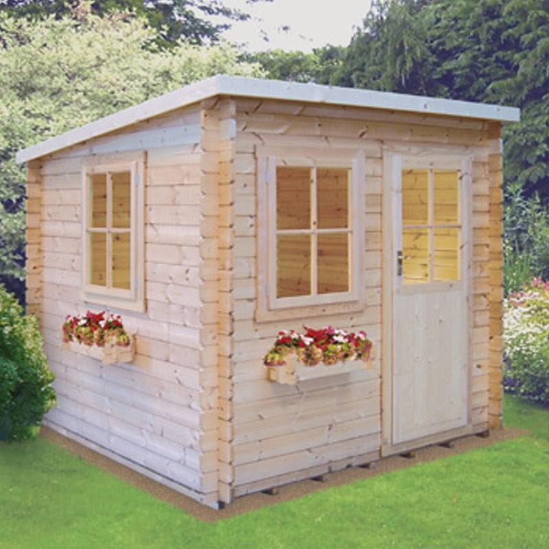 Shire Dean log cabin – exterior