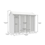 DIY Sheds – Apex Full Glass Summer House