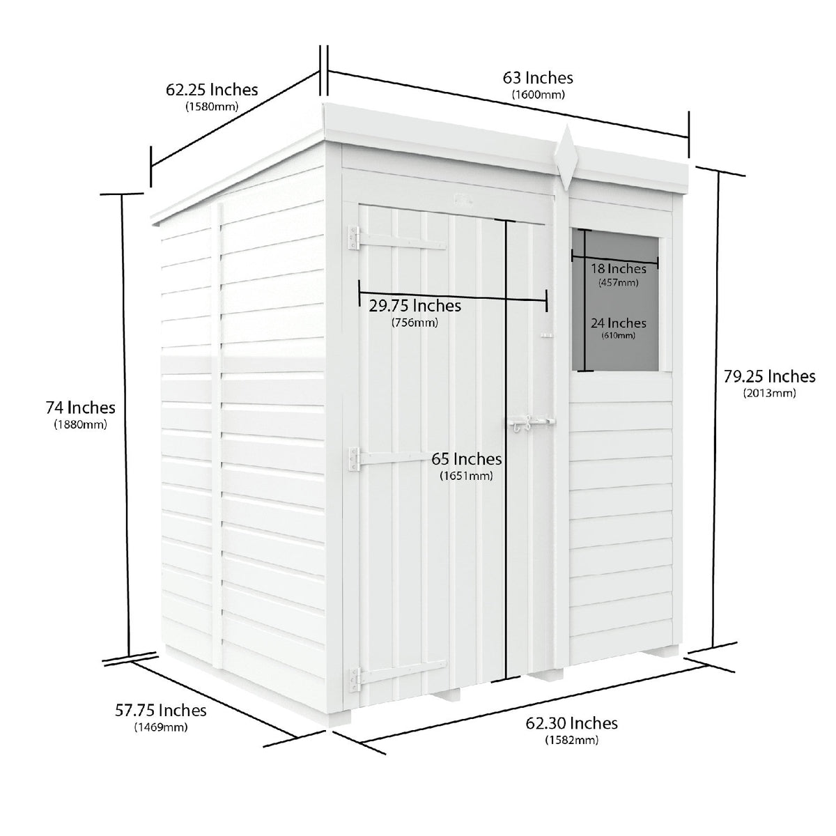 DIY Sheds – Security Pent Shed