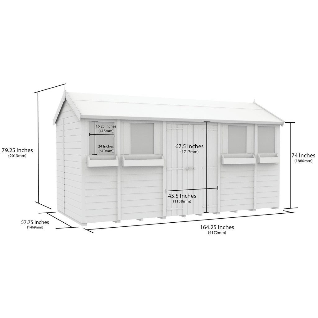 DIY Sheds – Apex Summer Shed