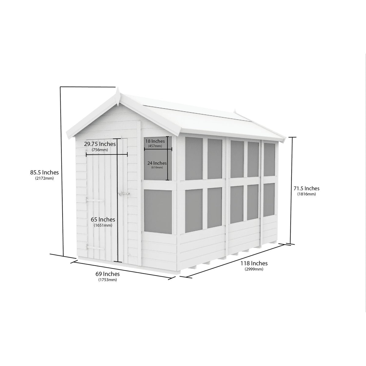 DIY Sheds – Apex Potting Shed