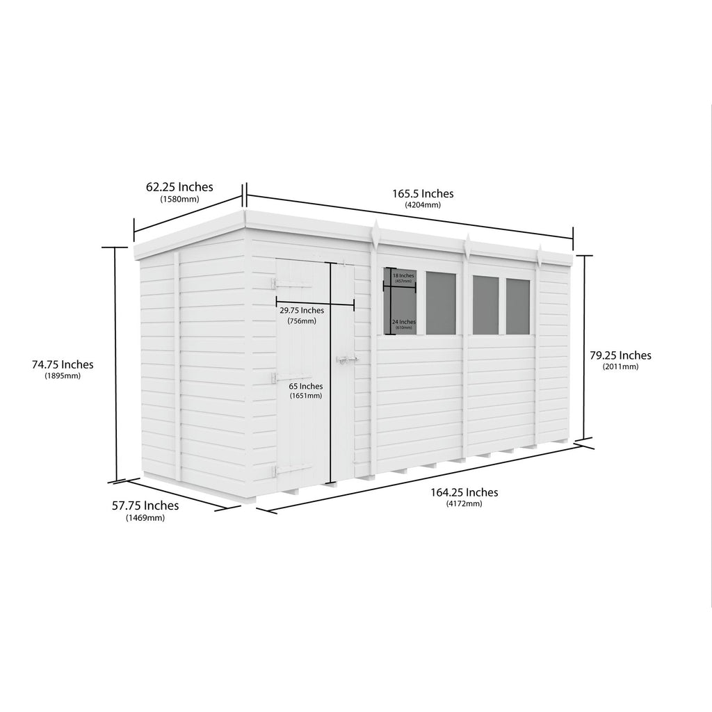 DIY Sheds – Security Pent Shed